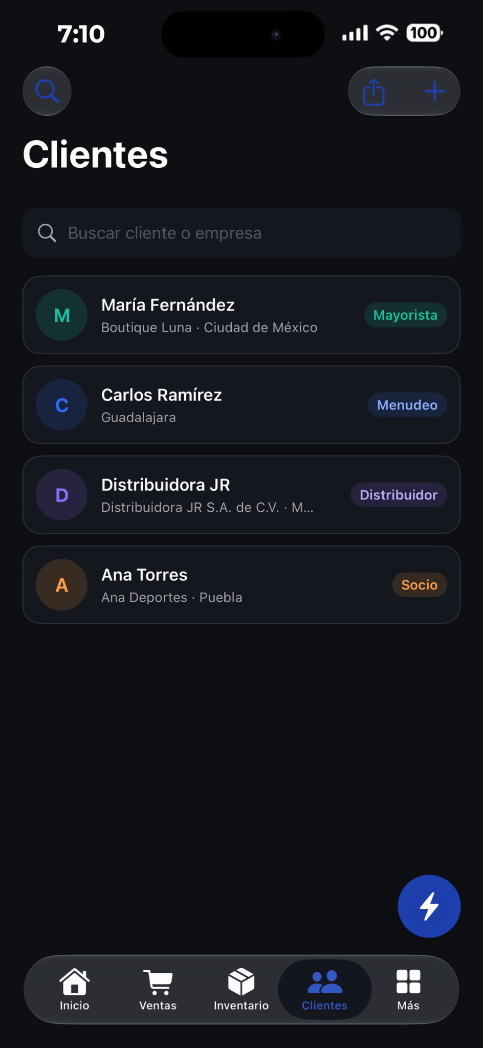 Clientes de Vekran 1.1